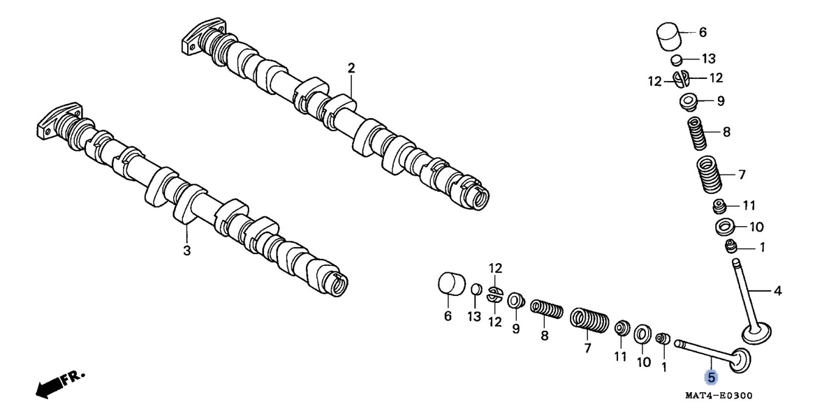 Honda OEM part 14721-MAT-000