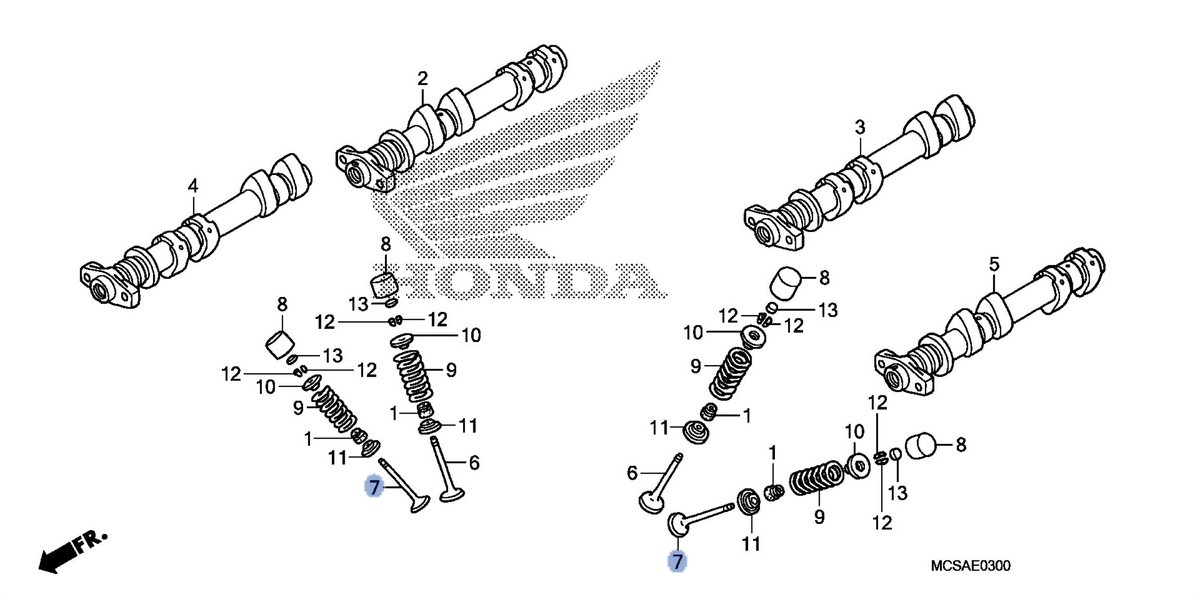 Honda OEM part 14721-MCS-000