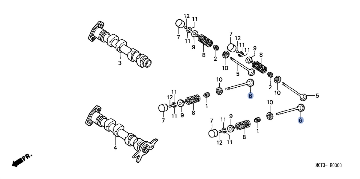 Honda OEM part 14721-MCT-000