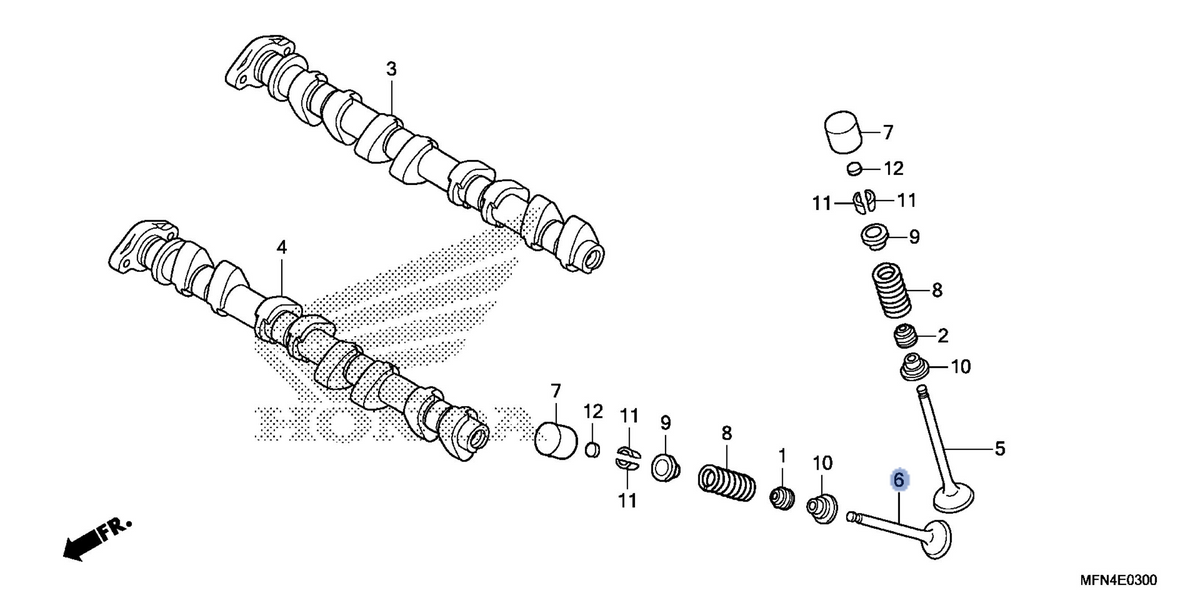 Honda OEM part 14721-MFA-D00