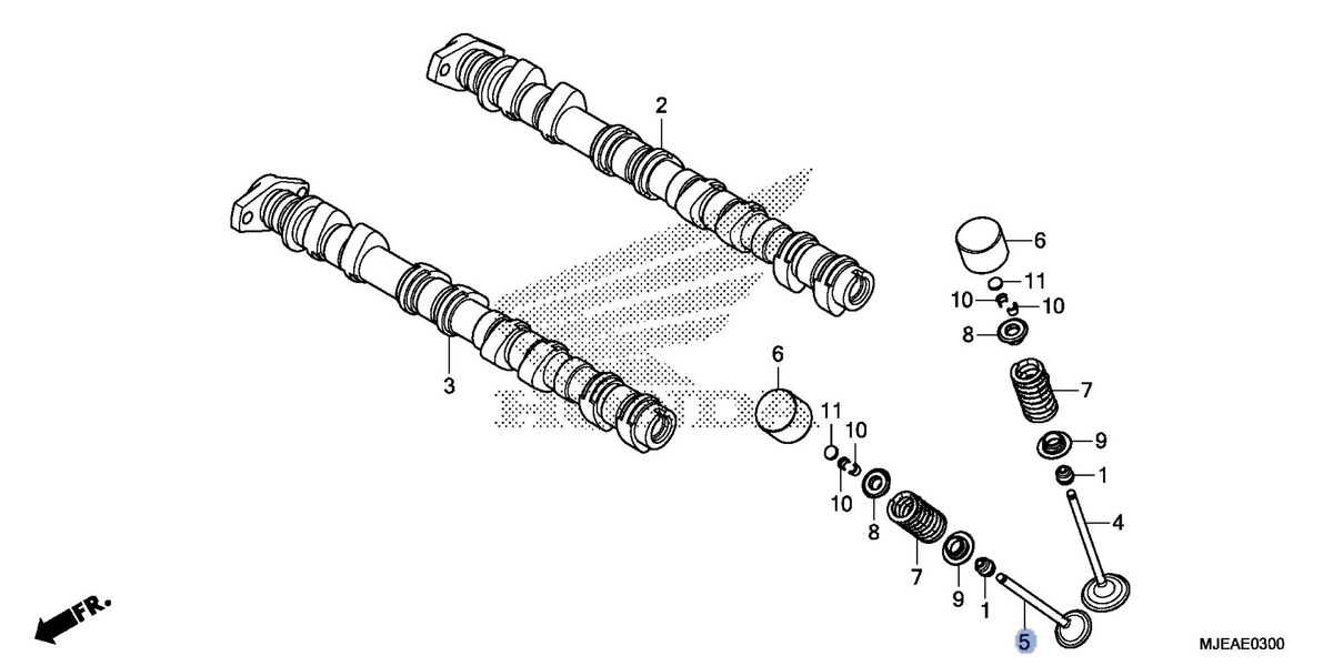 Honda OEM part 14721-MJE-D00