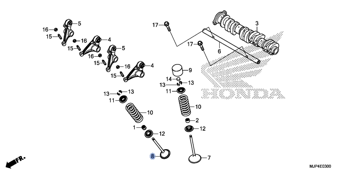 Honda OEM part 14721-MJP-G50