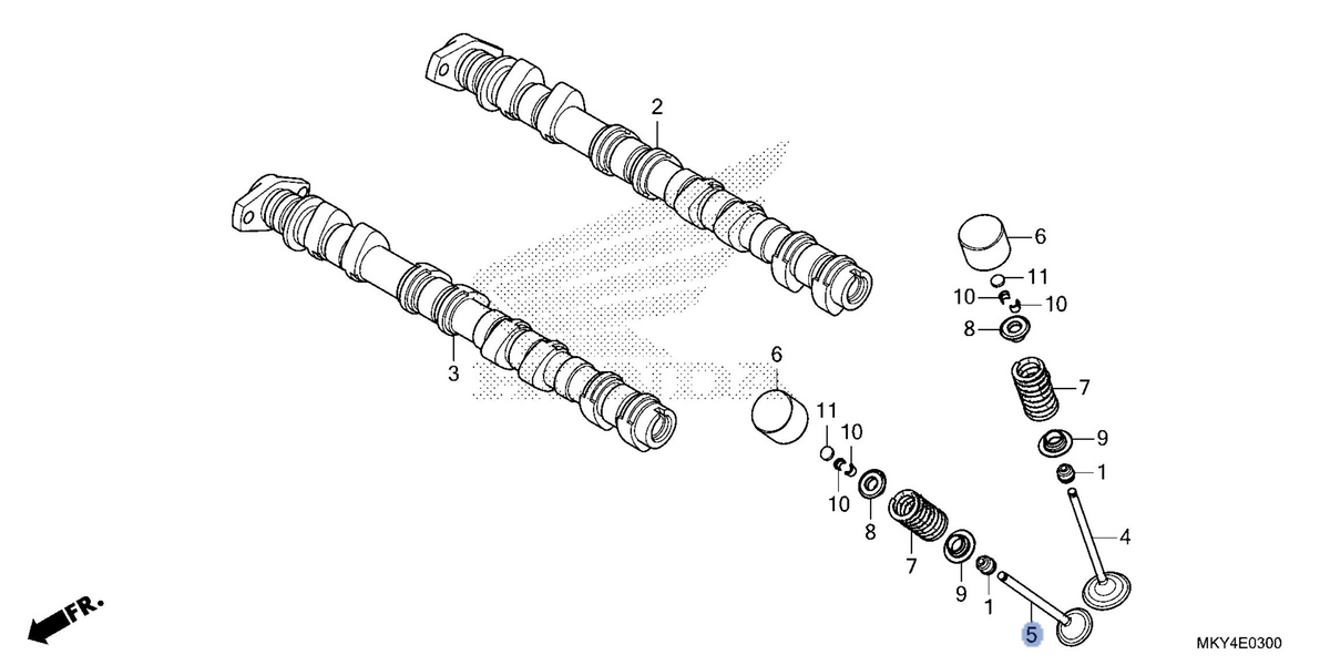 Honda OEM part 14721-MKY-D10