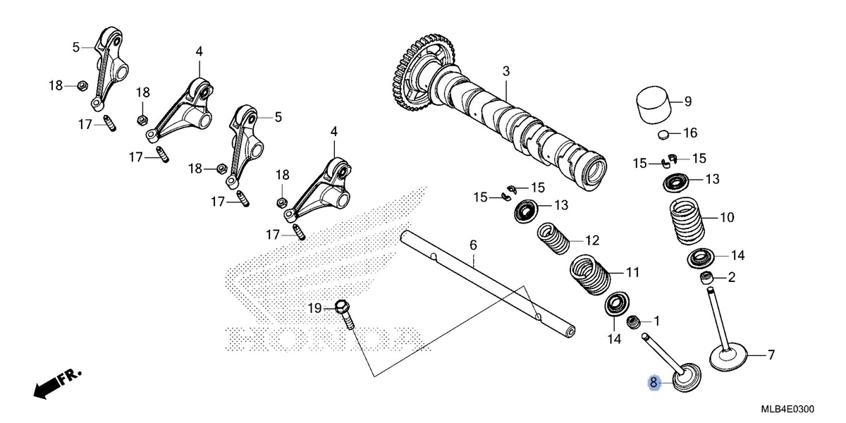 Honda OEM part 14721-MLB-D00