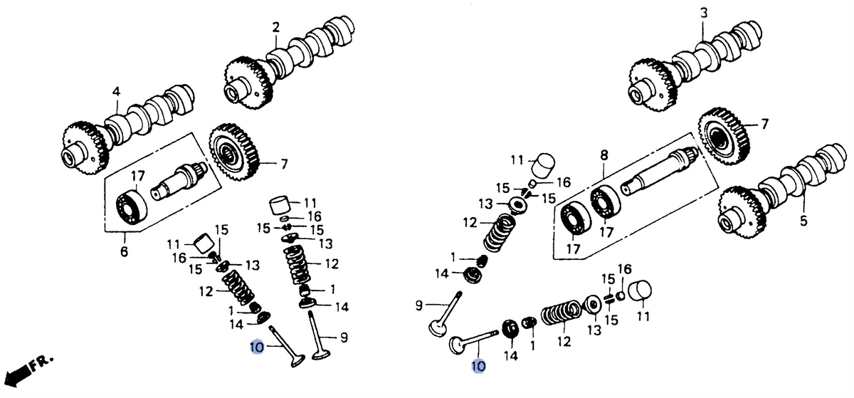 Honda OEM part 14721-MY3-000