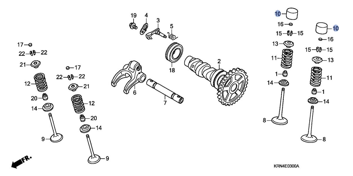 Honda OEM part 14731-KRN-A00