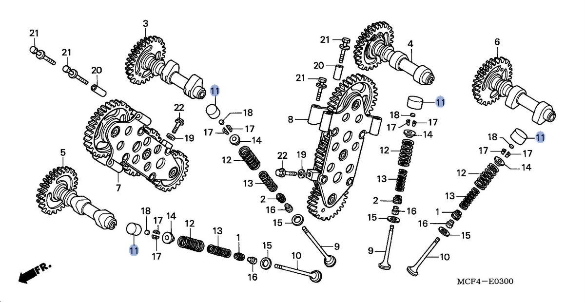 Honda OEM part 14731-MCF-003