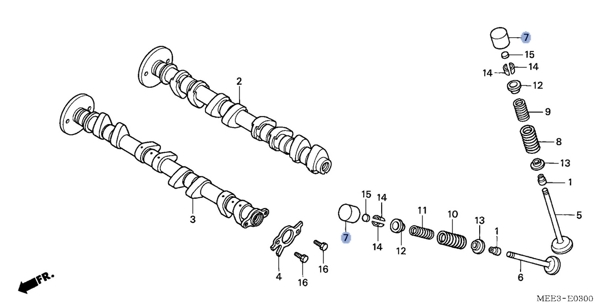 Honda OEM part 14731-MCJ-000