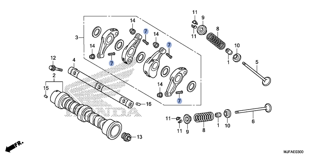 Honda OEM part 14744-PM3-000
