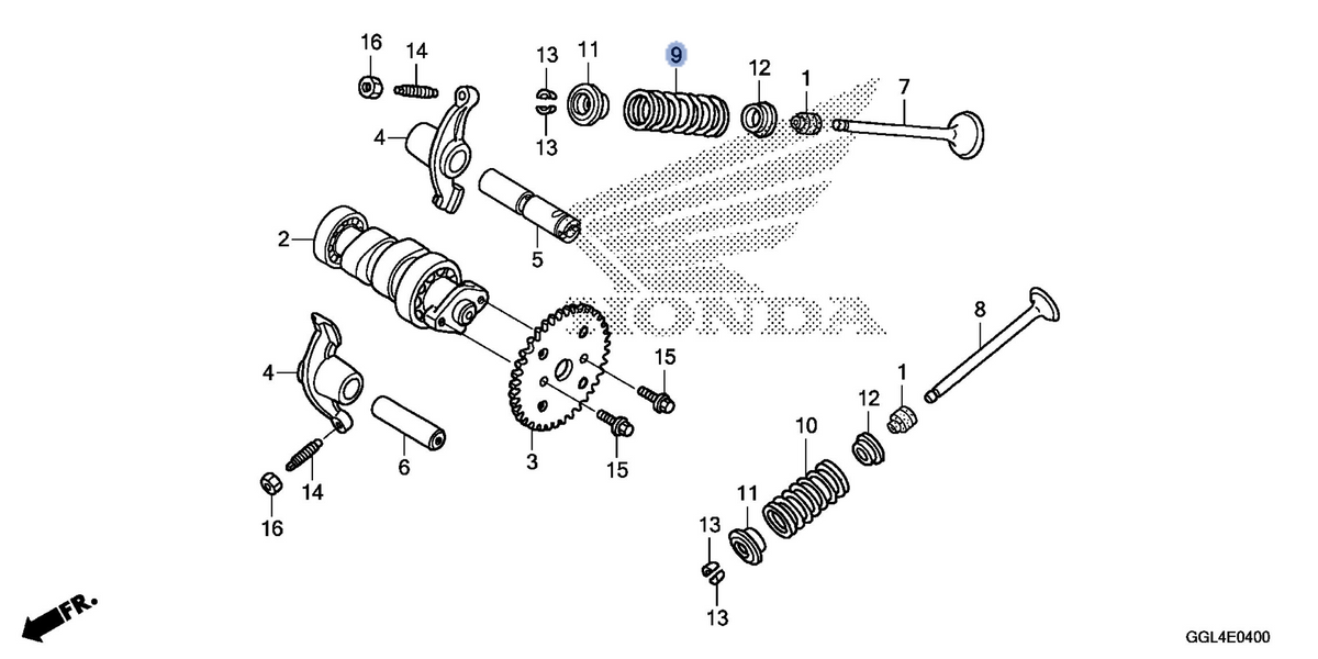 Honda OEM part 14751-GFC-900