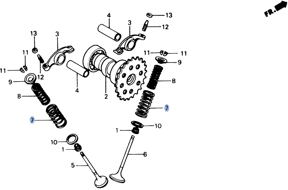 Honda OEM part 14751-GK1-004