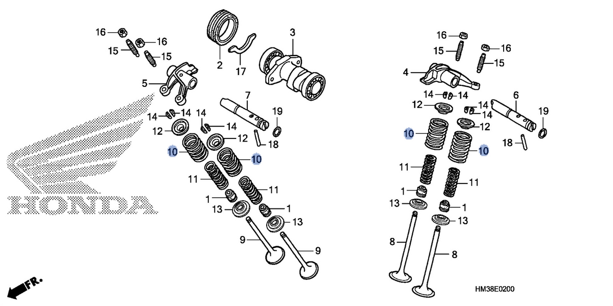 Honda OEM part 14751-HM3-671