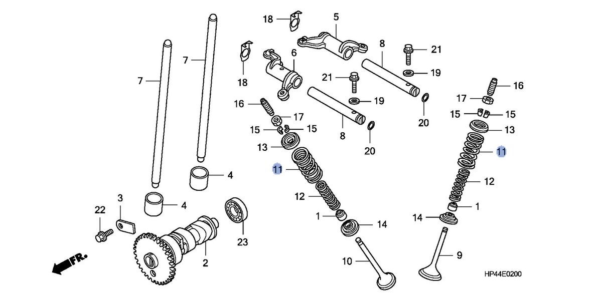 Honda OEM part 14751-HN7-000