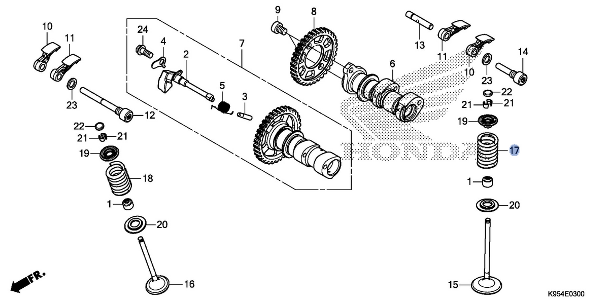 Honda OEM part 14751-K95-A21