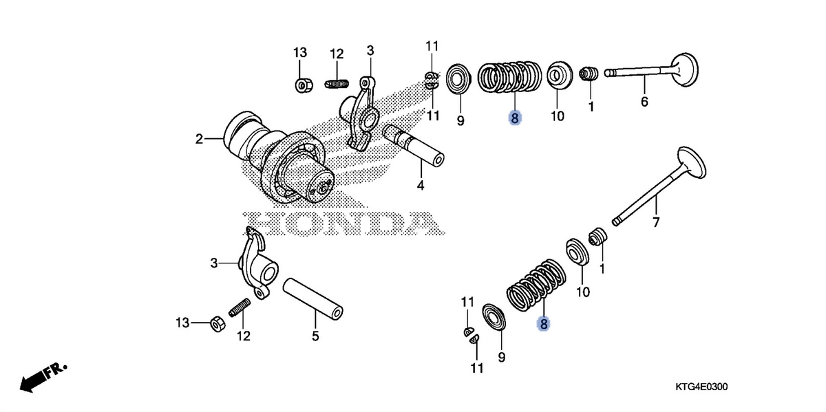 Honda OEM part 14751-KGF-911