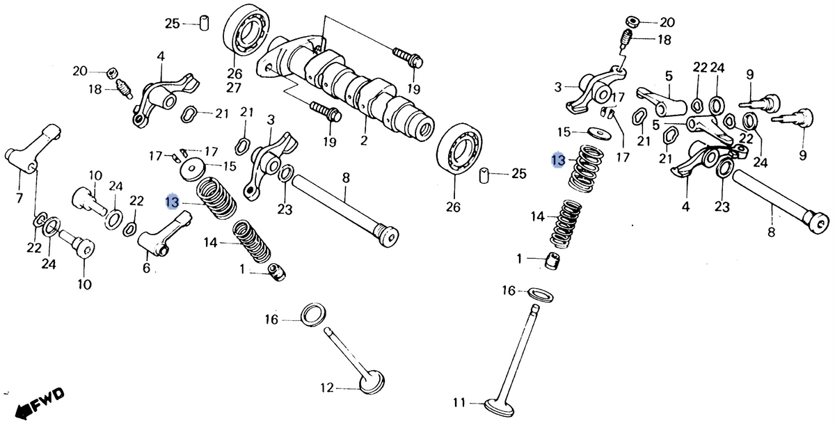 Honda OEM part 14751-KK0-003