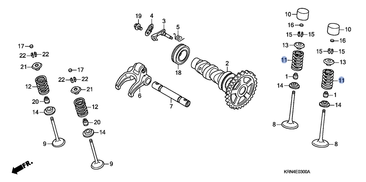 Honda OEM part 14751-KRN-A10