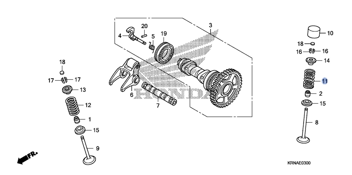 Honda OEM part 14751-KRN-A41