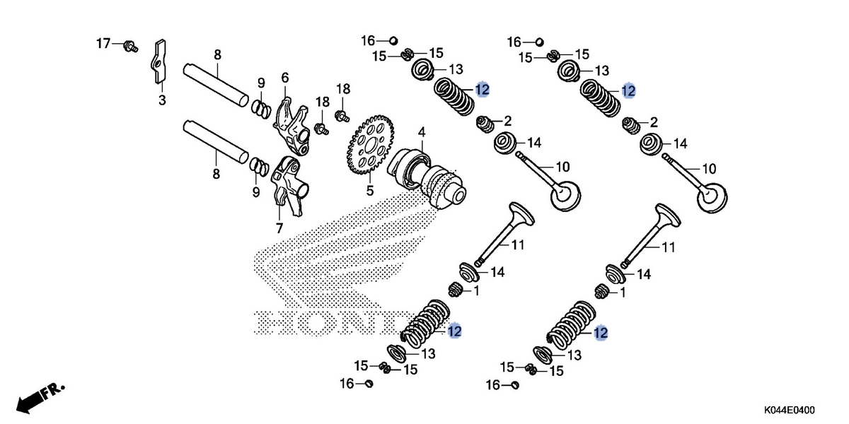 Honda OEM part 14751-KTW-901