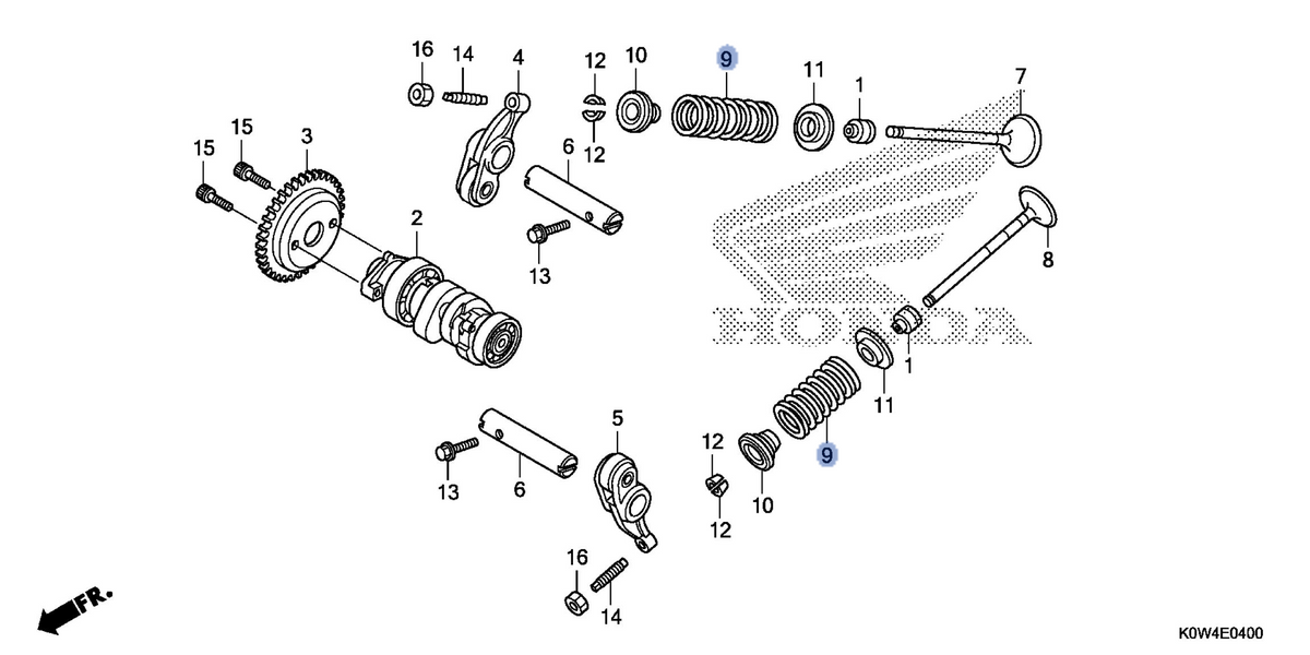 Honda OEM part 14751-KWN-900