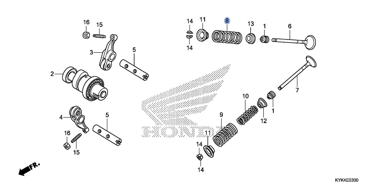 Honda OEM part 14751-KWW-C00