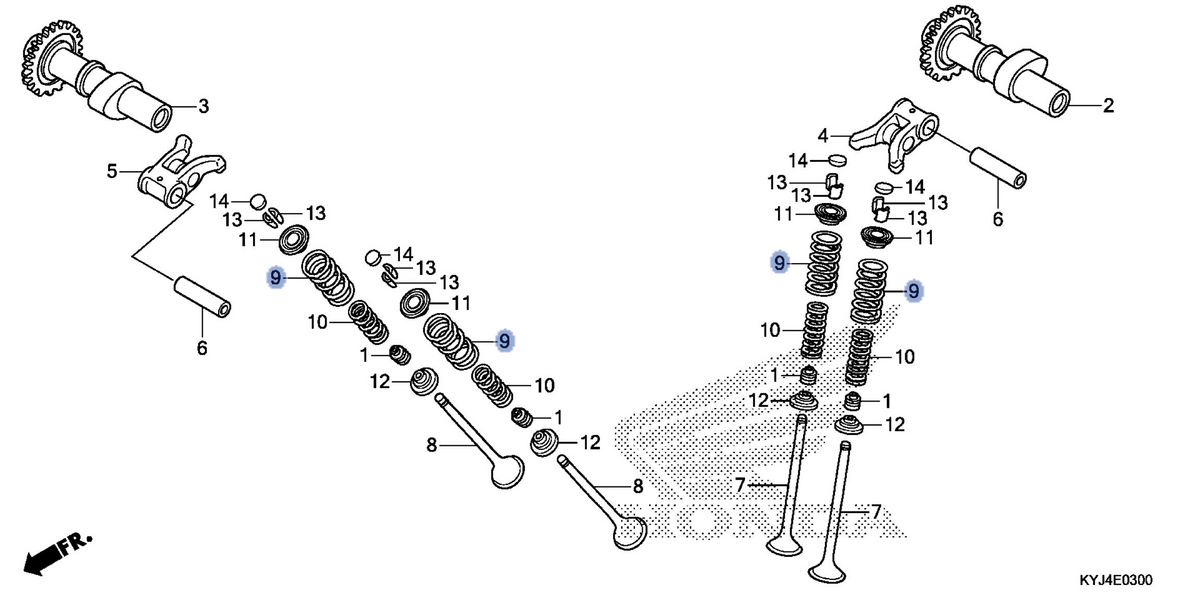 Honda OEM part 14751-KYJ-900
