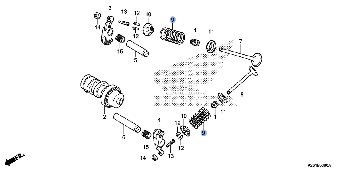 Honda OEM part 14751-KYZ-900