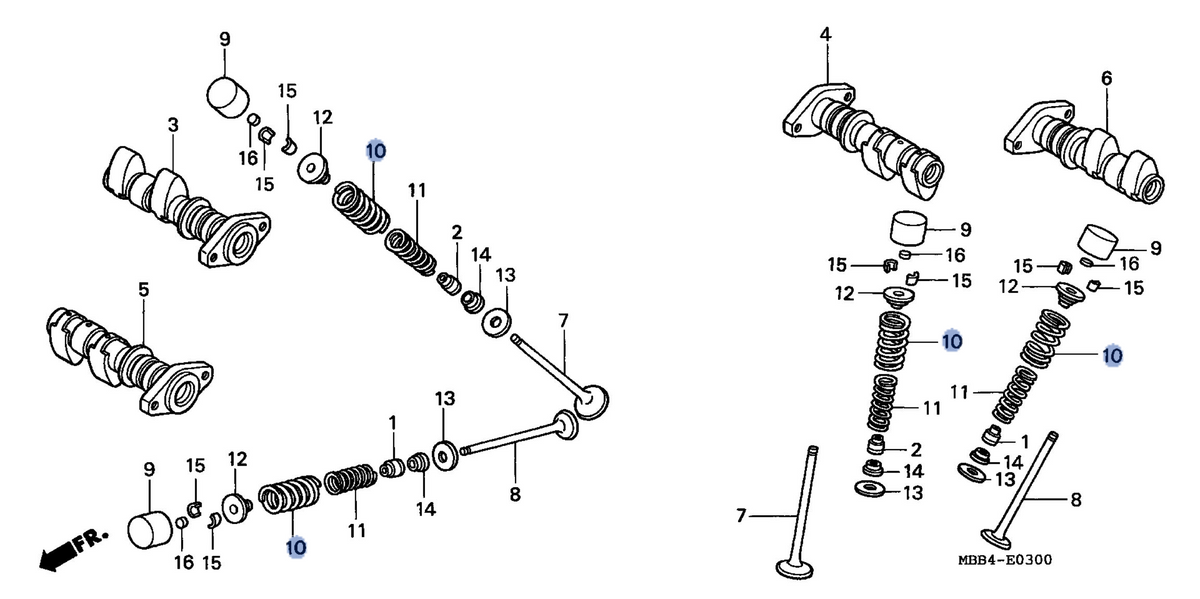 Honda OEM part 14751-MBB-000