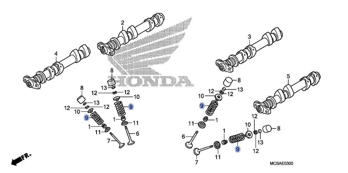 Honda OEM part 14751-MCS-000
