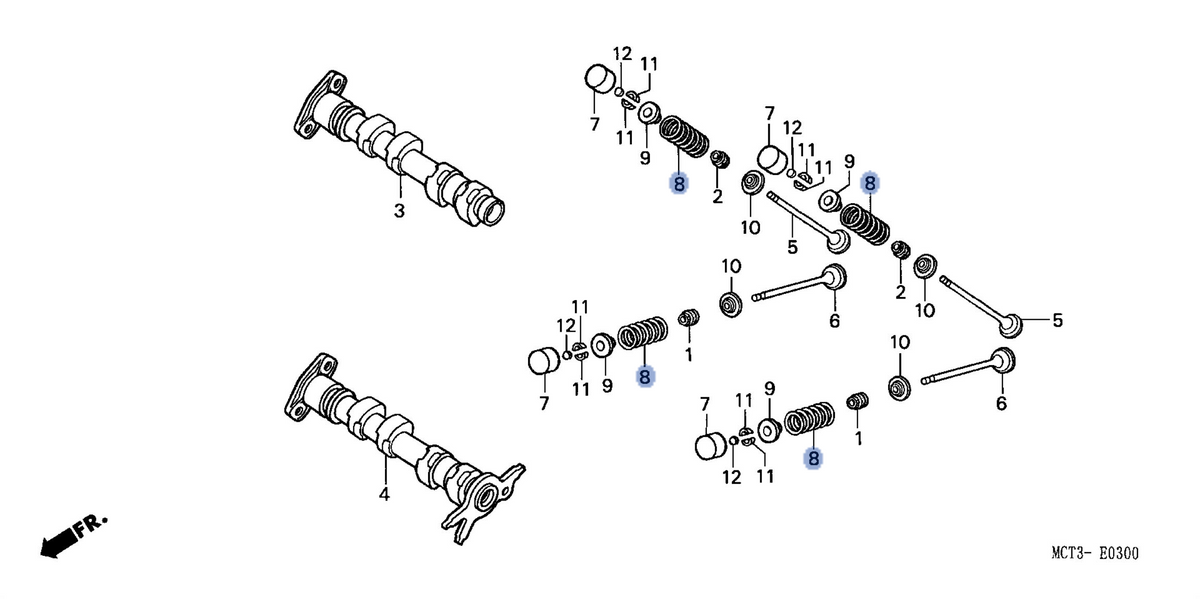 Honda OEM part 14751-MCT-003