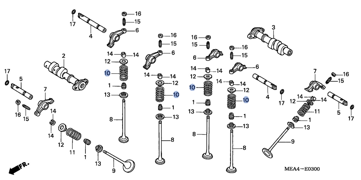 Honda OEM part 14751-MEA-670