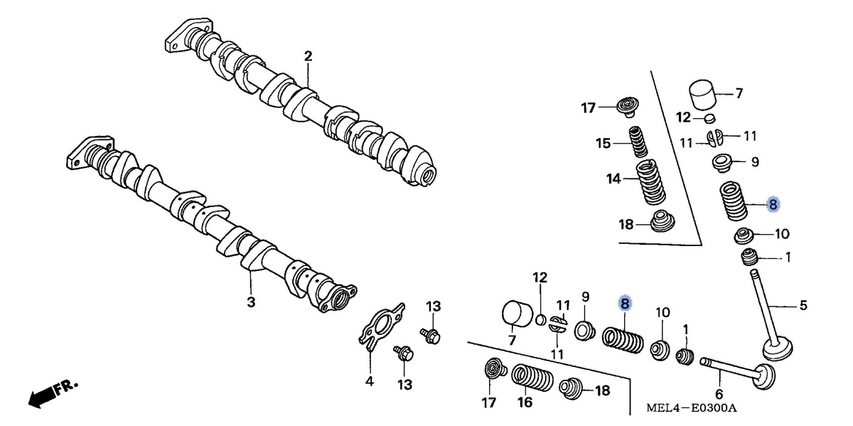 Honda OEM part 14751-MEL-000
