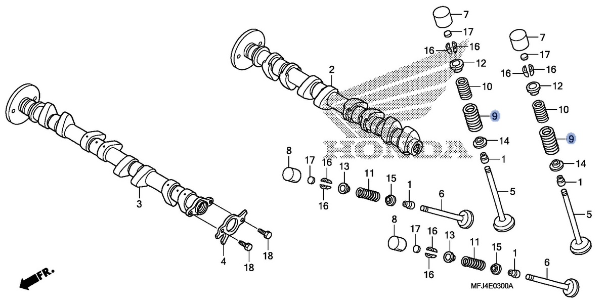 Honda OEM part 14751-MFJ-D01