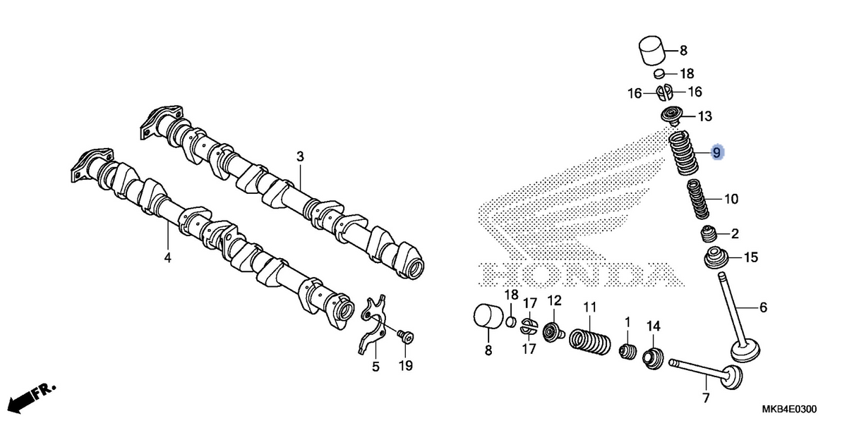Honda OEM part 14751-MFL-003
