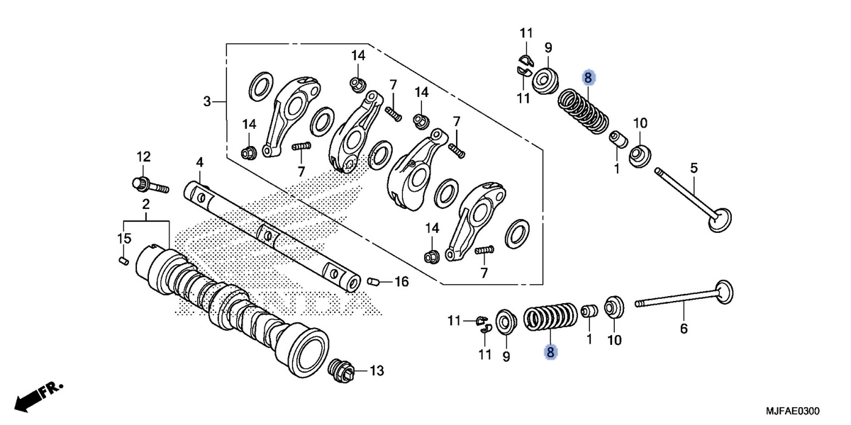 Honda OEM part 14751-MGS-D30