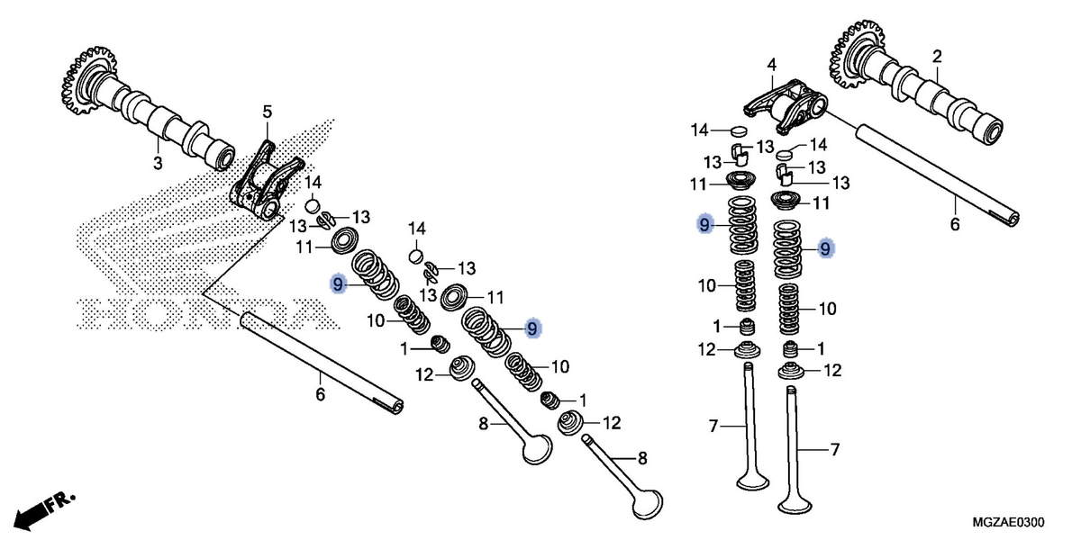 Honda OEM part 14751-MGZ-J00