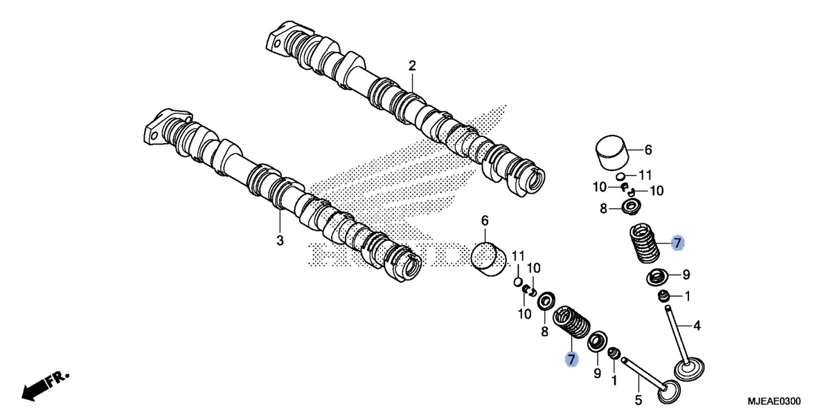Honda OEM part 14751-MJE-D00