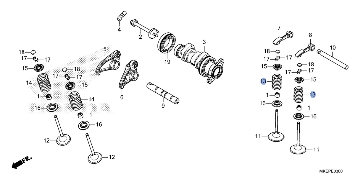 Honda OEM part 14751-MKE-AS1
