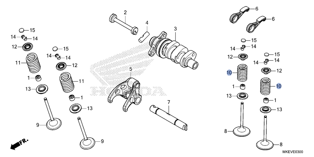 Honda OEM part 14751-MKE-B51