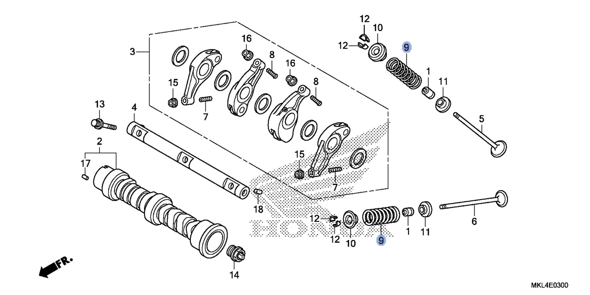 Honda OEM part 14751-MKH-D21