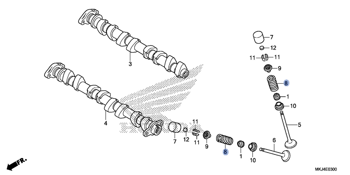 Honda OEM part 14751-MKJ-D00