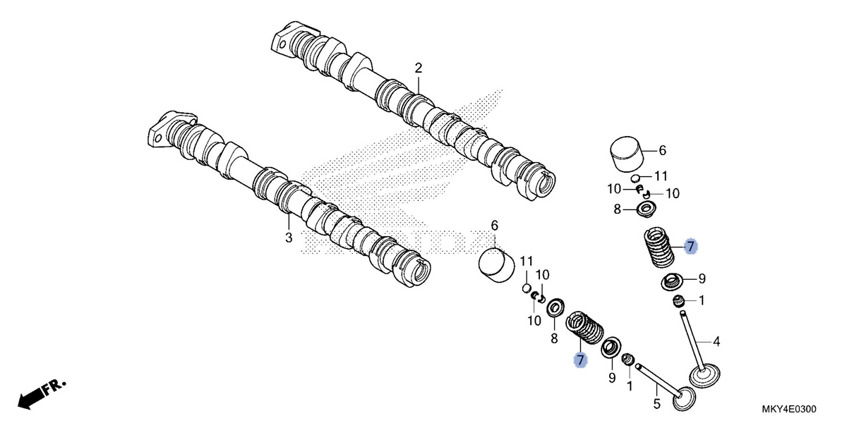 Honda OEM part 14751-MKN-D10