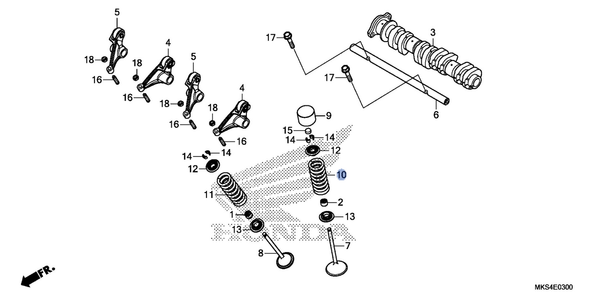 Honda OEM part 14751-MKS-E01
