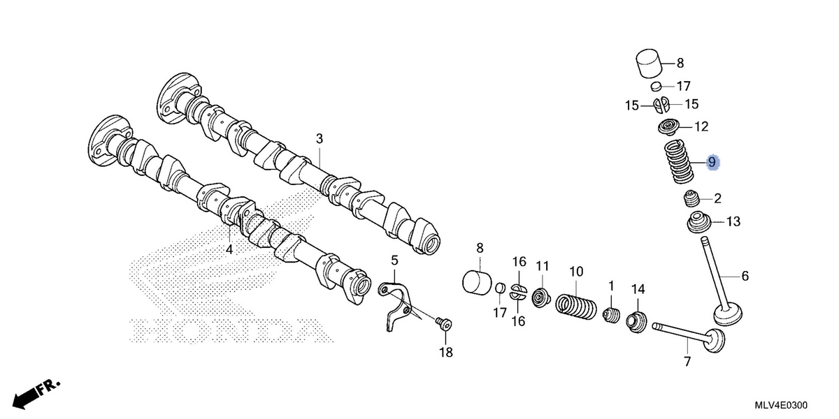 Honda OEM part 14751-MLV-J01