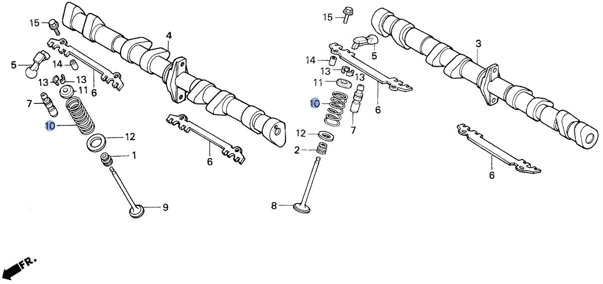 Honda OEM part 14751-MW3-671