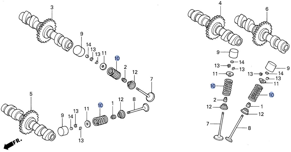 Honda OEM part 14751-MZ5-003