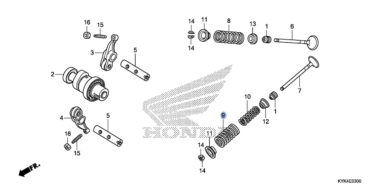 Honda OEM part 14752-KWV-000