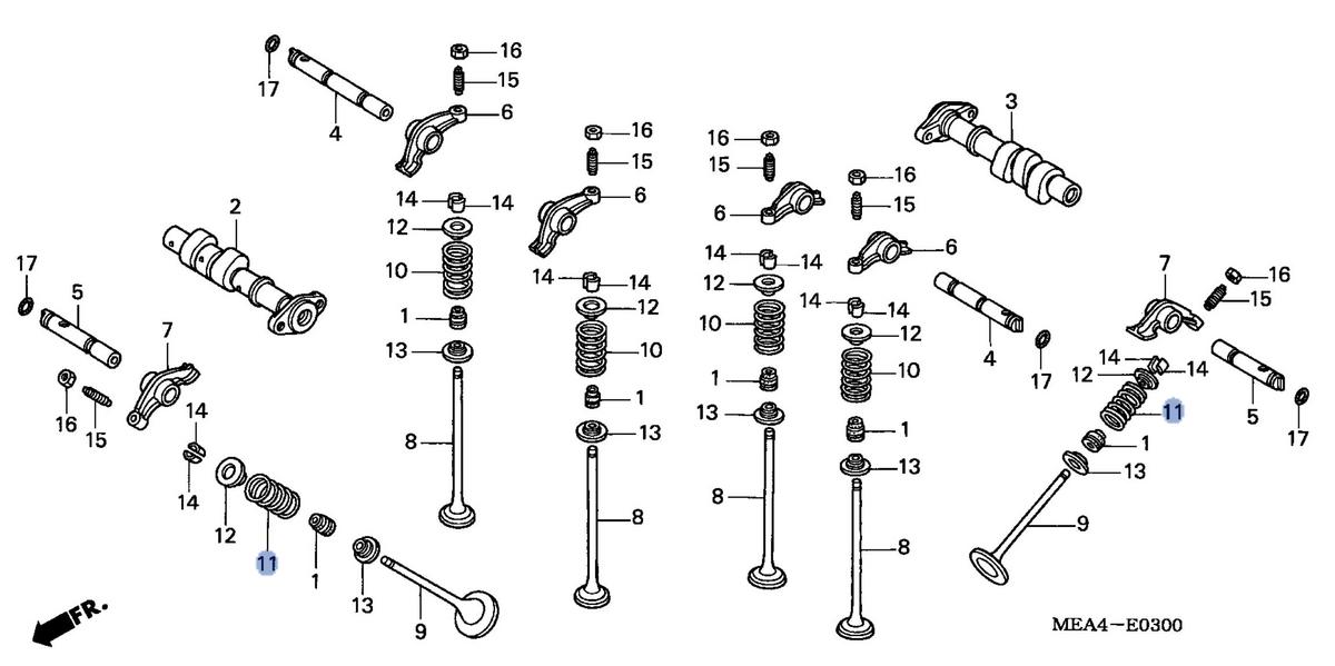 Honda OEM part 14752-ME9-000