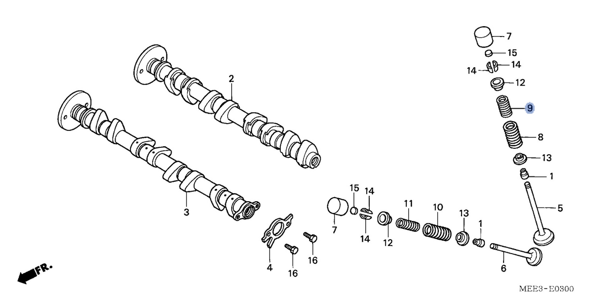 Honda OEM part 14752-MEE-003
