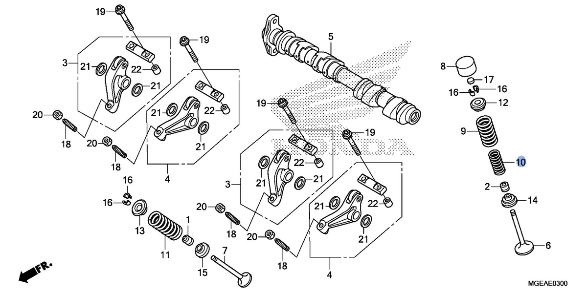 Honda OEM part 14752-MGE-003